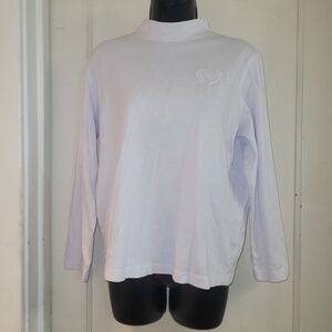 Blair Classic White Long Sleeve Top